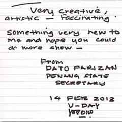 Penang State Secretary & Bernice Wong