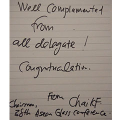 AFGM Chairman & Bernice Wong