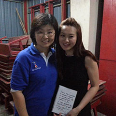 Laywer Rowena Yam(1Malaysia) & Bernice Wong